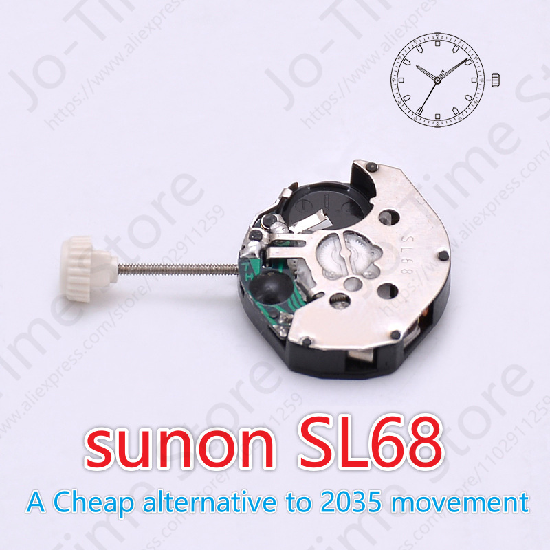Watch Movement Rotor - Sunon Sl68 quartz uurwerk Goedkoop alternatief