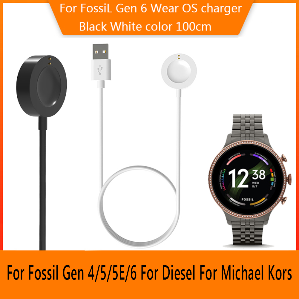 Fossil Watches Smartwatch Gen 5 - Smartwatch-oplaadkabel voor Fossil Gen6/Gen5/Gen4/Venture/Explorer/Diesel Sport Watch