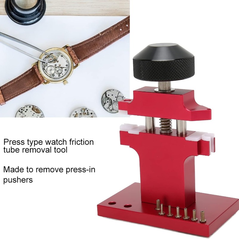 Watch Crown Pusher - 7-pins push-type horlogekroonbuisverwijderingshulpmiddel Horlogemaker Horlogereeparatie- en