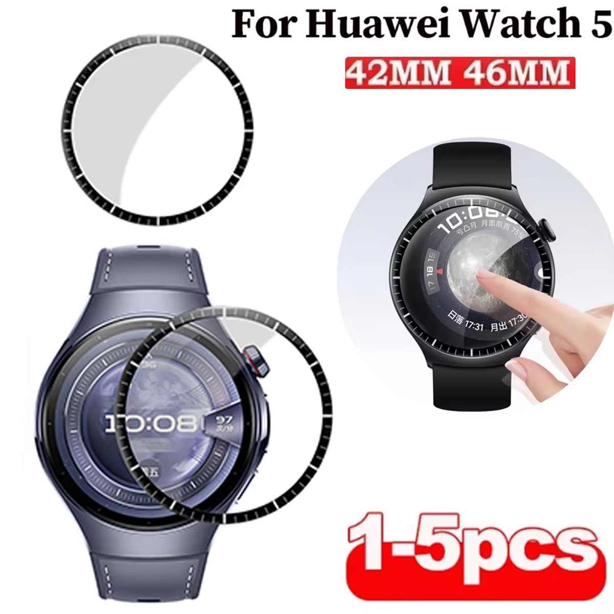 Smartwatch Watch Huawei - 1-5 Stuks Zachte Screen Protector Voor