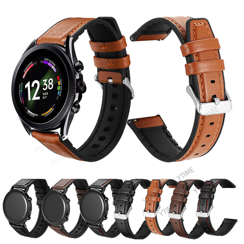 Fossil Watches Smartwatch Gen 5 - 22Mm Siliconen Lederen Band Voor Fossiele
