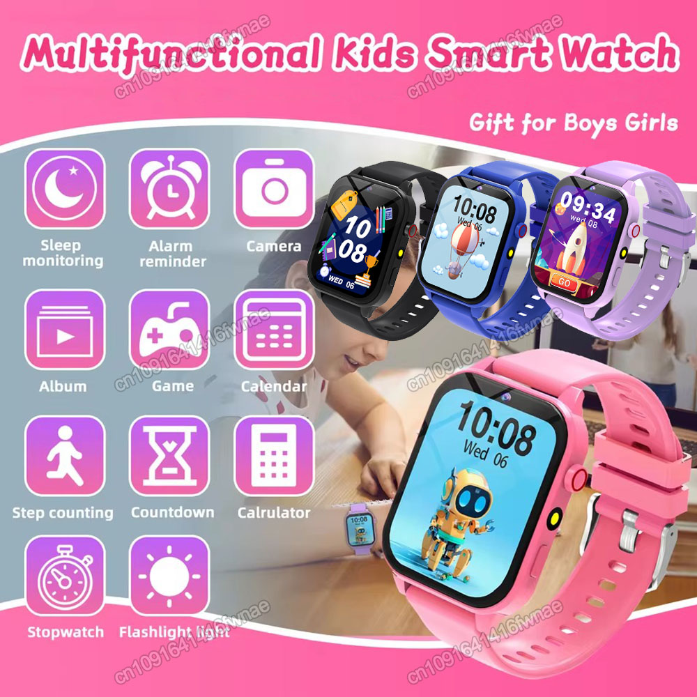 Smartwatch Watches Gift For Boys On Birthday - Nieuw Smartwatch voor Kinderen HD Touchscreen