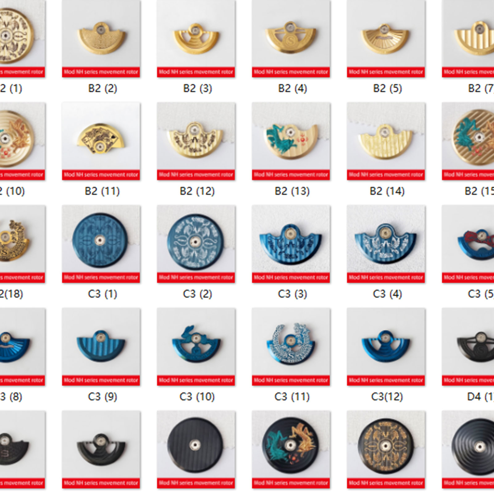 Watch Movement Rotor - Horloge NH35 Rotor Fit NH35 NH36