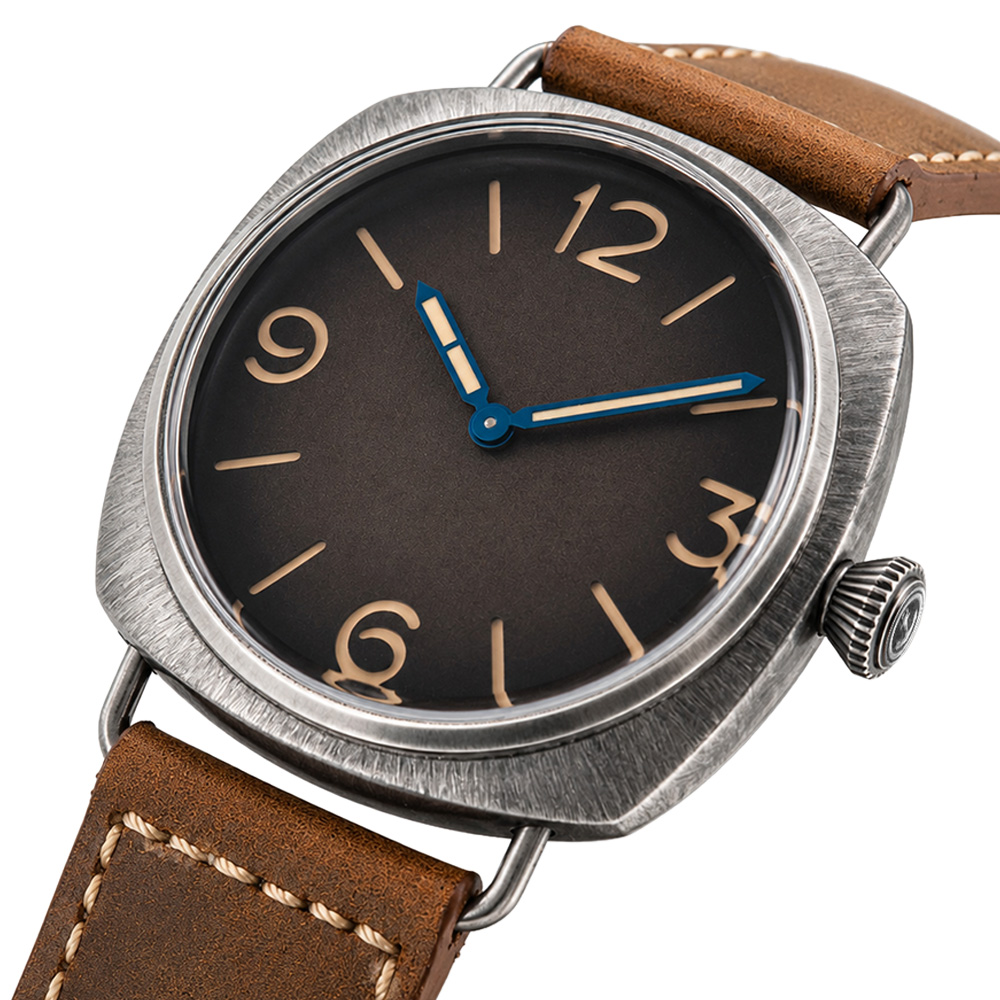 Vintage Digital Watch - HRUODLAND Militair vintage herenhorloge met Cushion