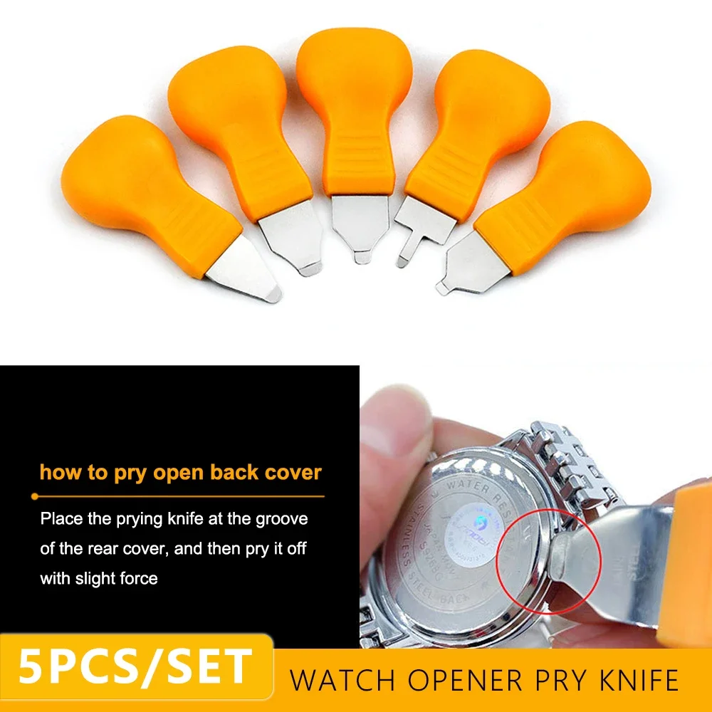 Case Back Opener - 5 stks/partij Horloge Reparatie Tools Kit