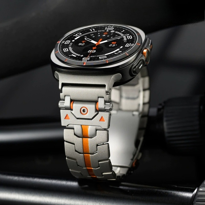 Titan Watches Smartwatch - Nieuwe Titan roestvrijstalen metalen horlogeband voor