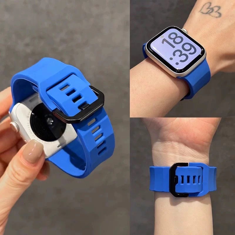 Smartwatch Premium Watches For Men - Premium zachte golvende siliconen horlogeband voor