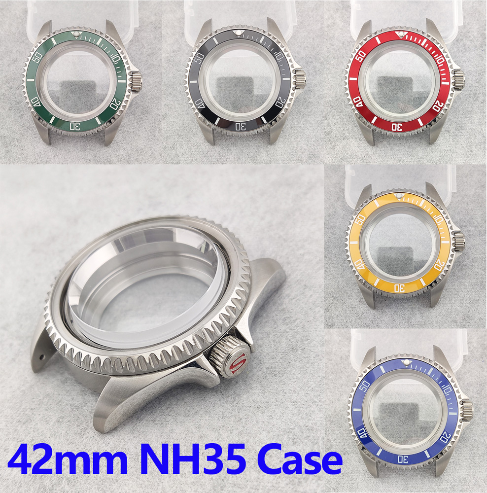 Vintage Digital Watch - 42 mm horlogekast NH35 kast SKX007