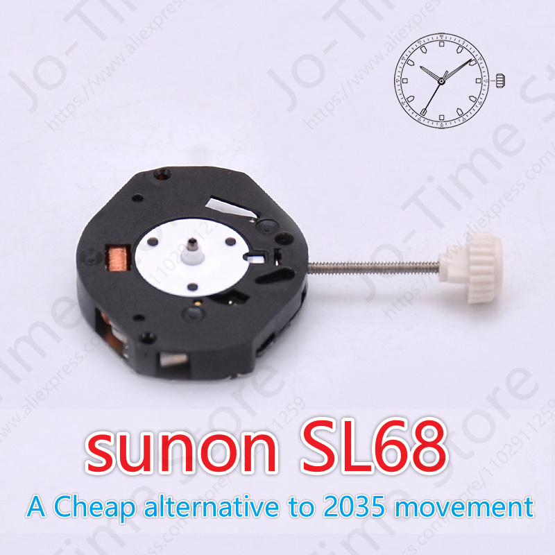 Sunon Sl68 quartz uurwerk Goed - Watch Movement Rotor recensie en prijs