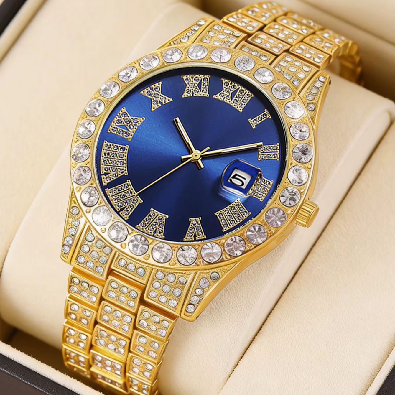 5-delige set stijlvolle en ele - Smartwatch Premium Watches For Men recensie en prijs