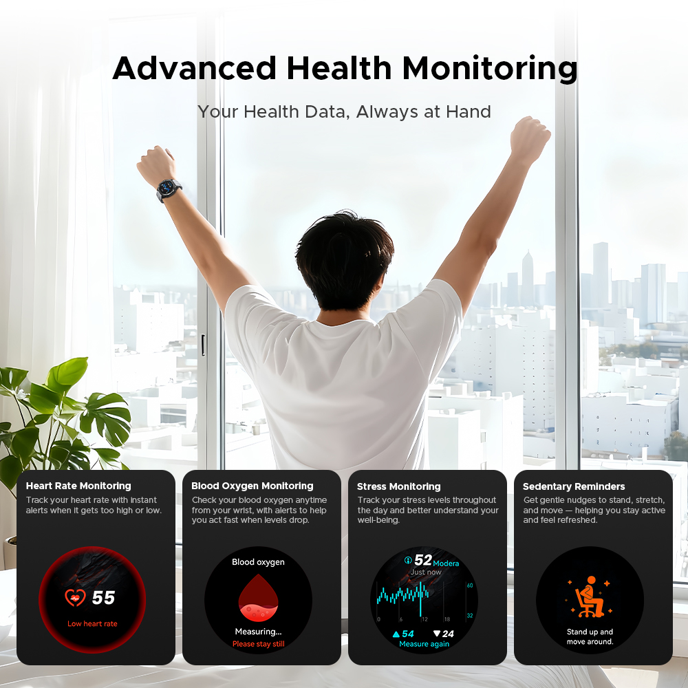 DOOGEE ANYWISE W1 PRO Smartwat - Smartwatch Health Watches recensie en prijs
