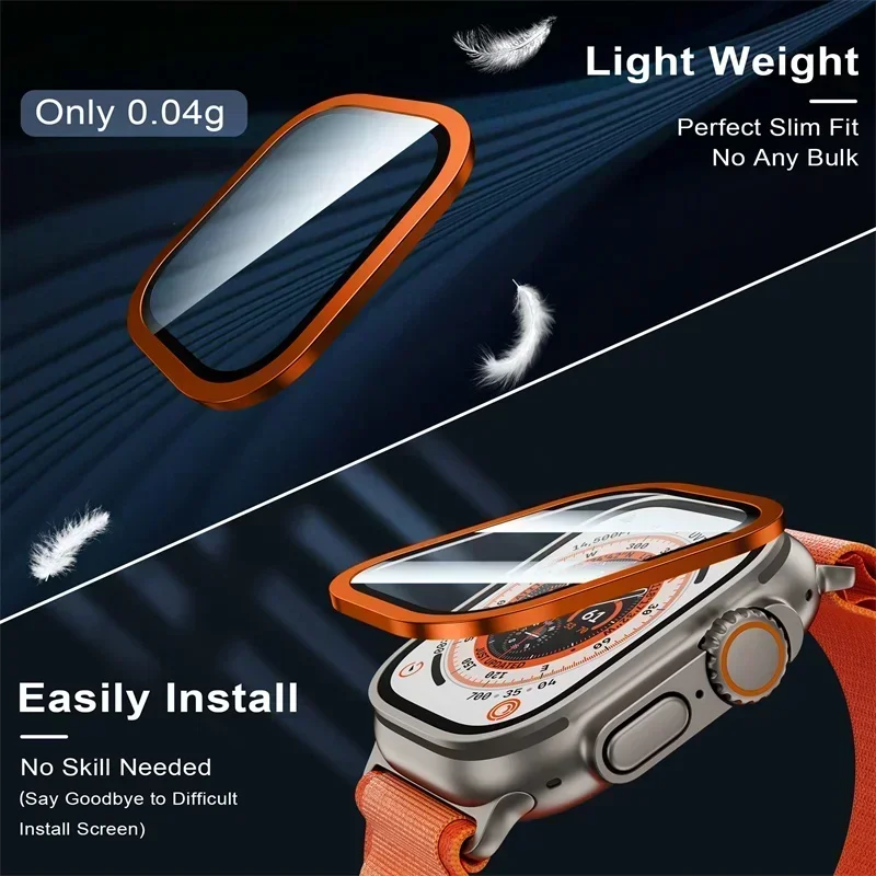 2 STKS Titanium Metalen Frame  - Smartwatch Watches For Mens recensie en prijs