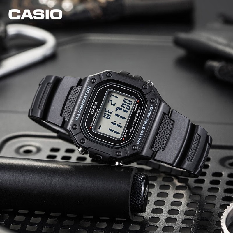 Origineel Casio W-218H-1A digi - Vintage Digital Watch recensie en prijs