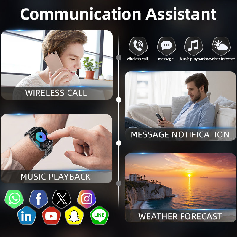 LIGE Smartwatch Heren 2026 Vol - Smartwatch Health Watches recensie en prijs