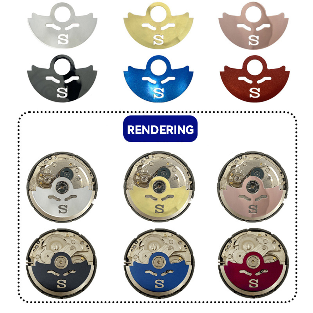 Beweging Oscillerende rotors A - Watch Movement Rotor recensie en prijs
