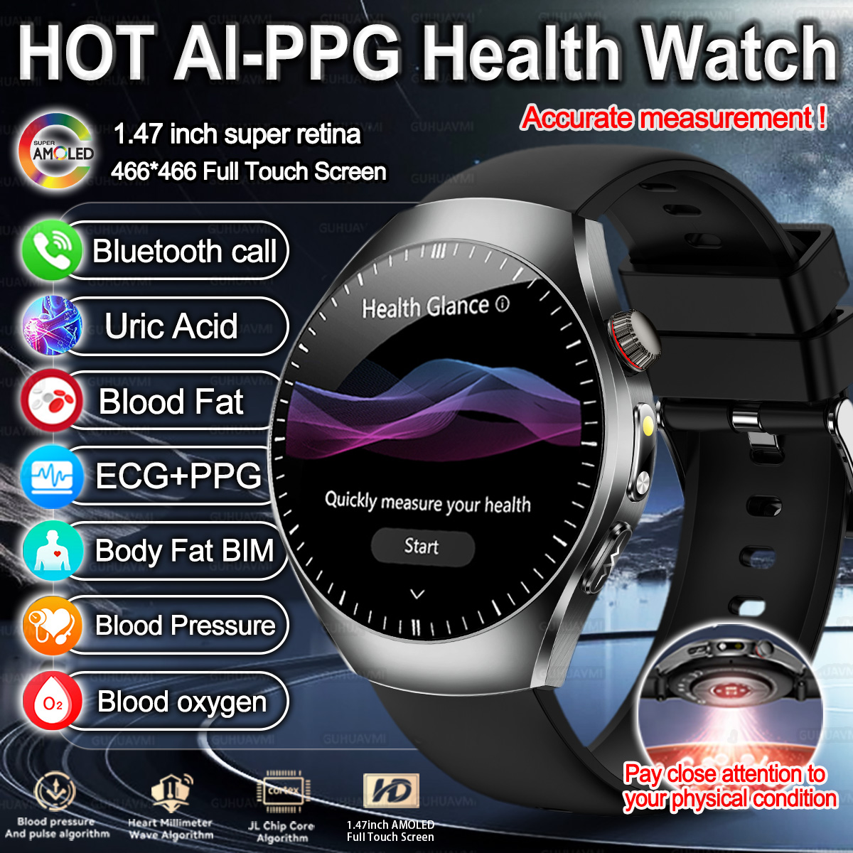 Nieuw merk 2026-upgrade Gezond - Smartwatch Watches For Women Brands recensie en prijs