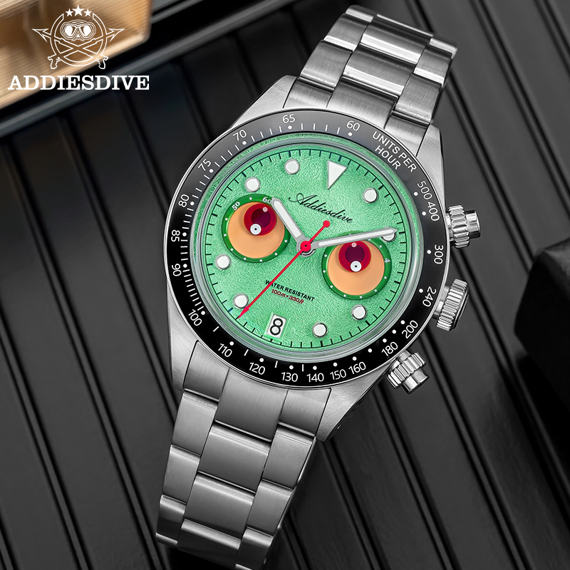 ADDIESDIVE Topmerk Heren Lumin - Watch Crown Pusher recensie en prijs