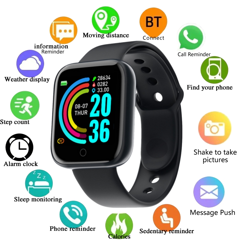 Smartwatch voor heren Sportmon - Watch Smart Y68 recensie en prijs