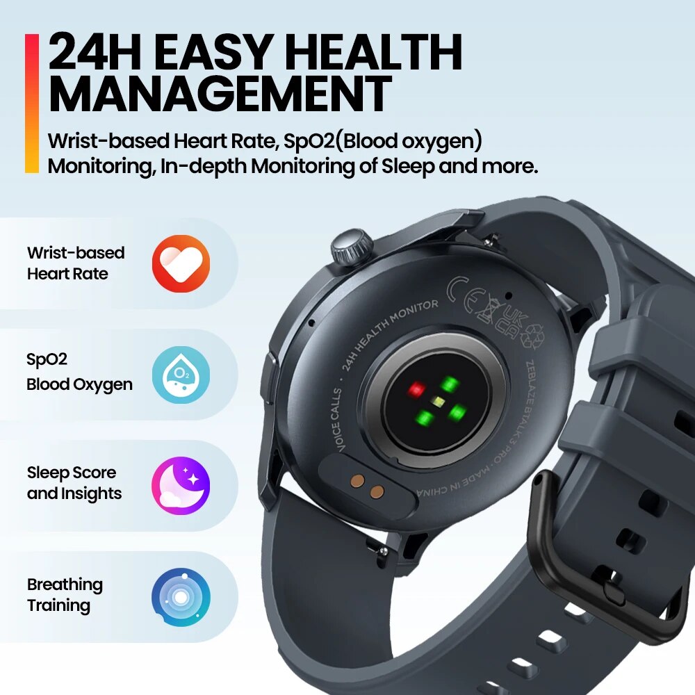 Nieuwe Zeblaze Btalk 3 PRO 1.4 - Smartwatch Health Watches recensie en prijs