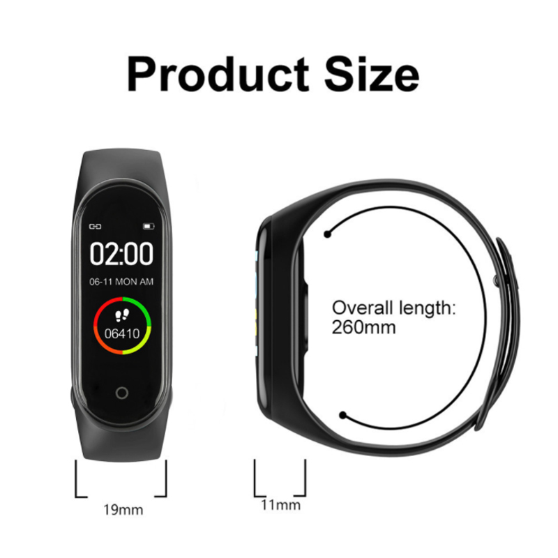 M4 Slimme Waaks Sport Polsband - Smartwatch Watches For Women Brands recensie en prijs