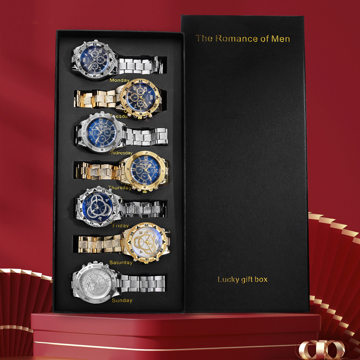 Herenhorloge, 7-delig, quartz, - Smartwatch Premium Watches For Men recensie en prijs