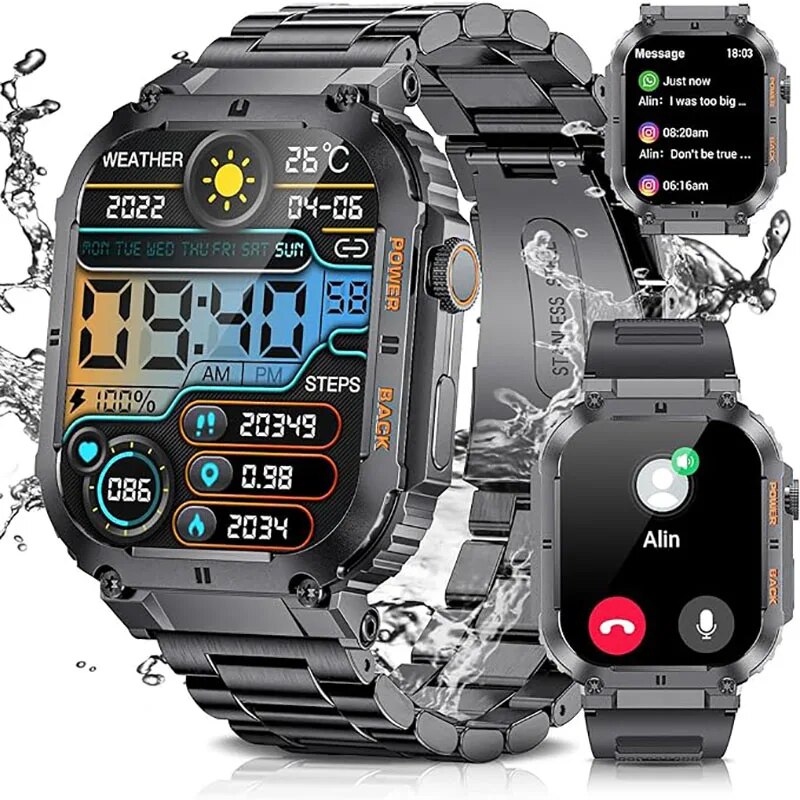 Lige Outdoor Sport Fitness Sma - Smartwatch Watches For Mens recensie en prijs