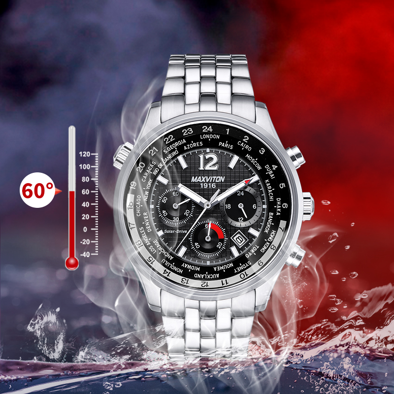 MAXVITON Solar herenhorloge, g - Citizen Watch Promaster recensie en prijs