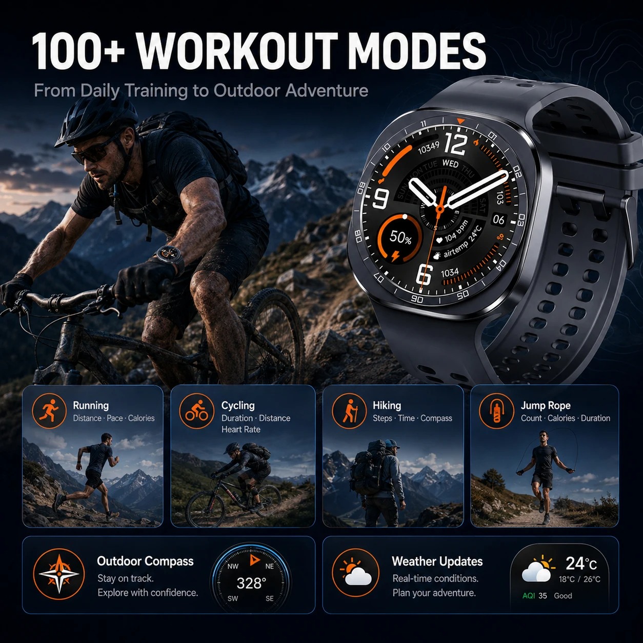 2026 Nieuwe Smartwatch Ultra 2 - Smartwatch Health Watches recensie en prijs