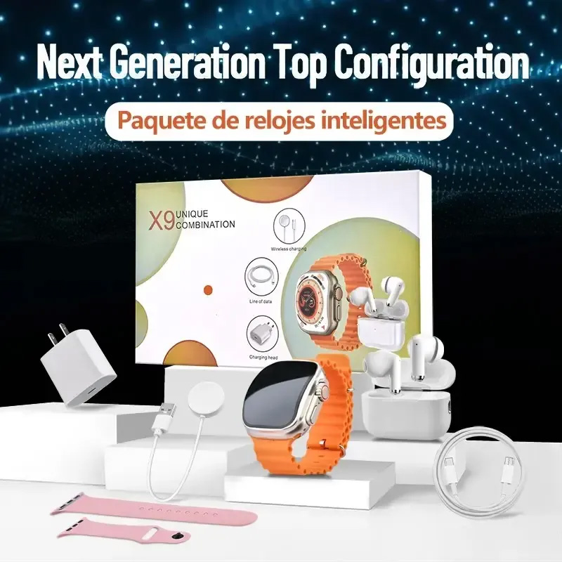 Premium 6-in-1 Smartwatch Set  - Smartwatch Premium Watches For Men recensie en prijs
