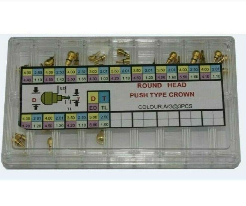 619PCR Assortiment ronde kop P - Watch Crown Pusher recensie en prijs