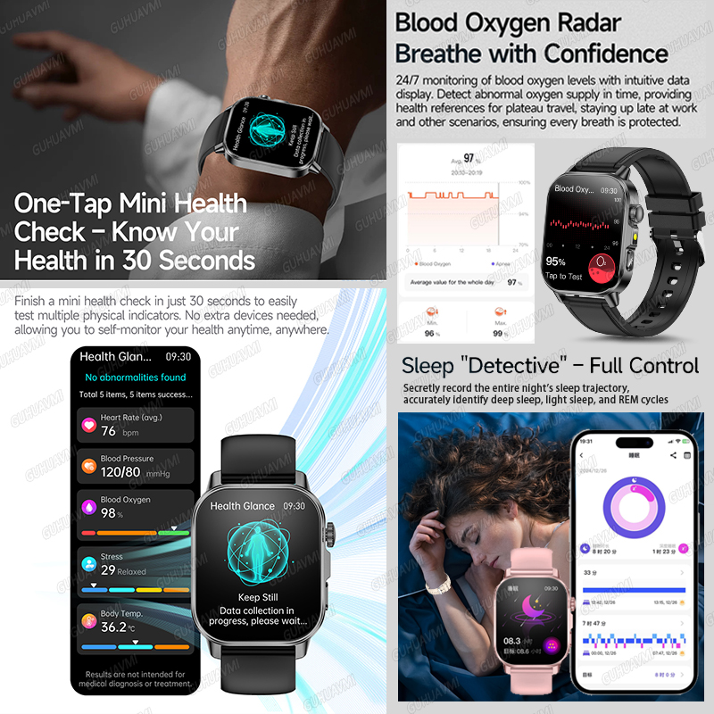 2026 Nieuwe Gezondheids-Smartw - Smartwatch Health Watches recensie en prijs
