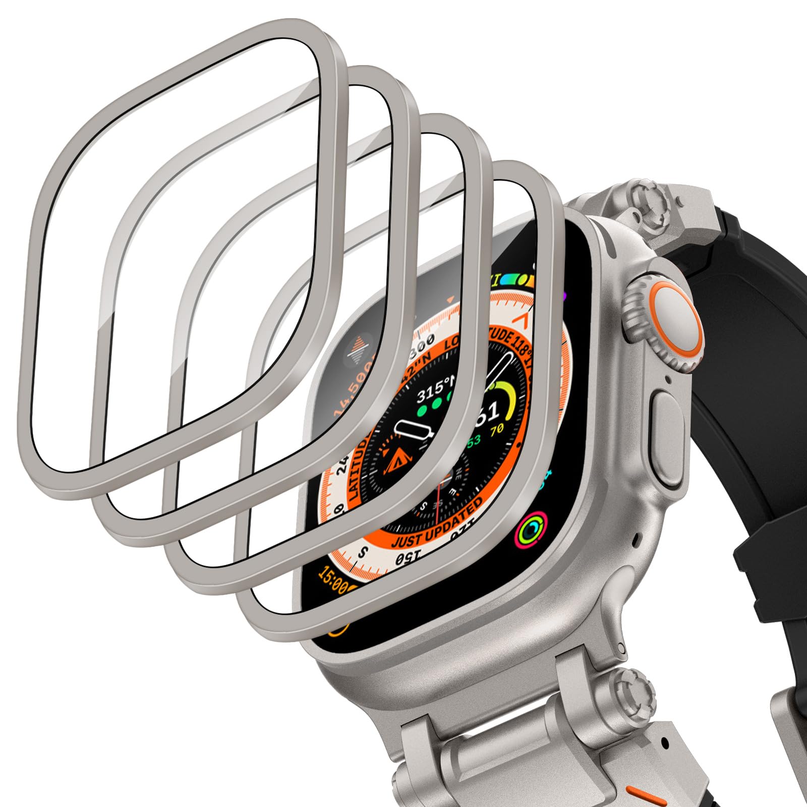 Aluminium behuizing + gehard g - Smartwatch Watches For Mens recensie en prijs