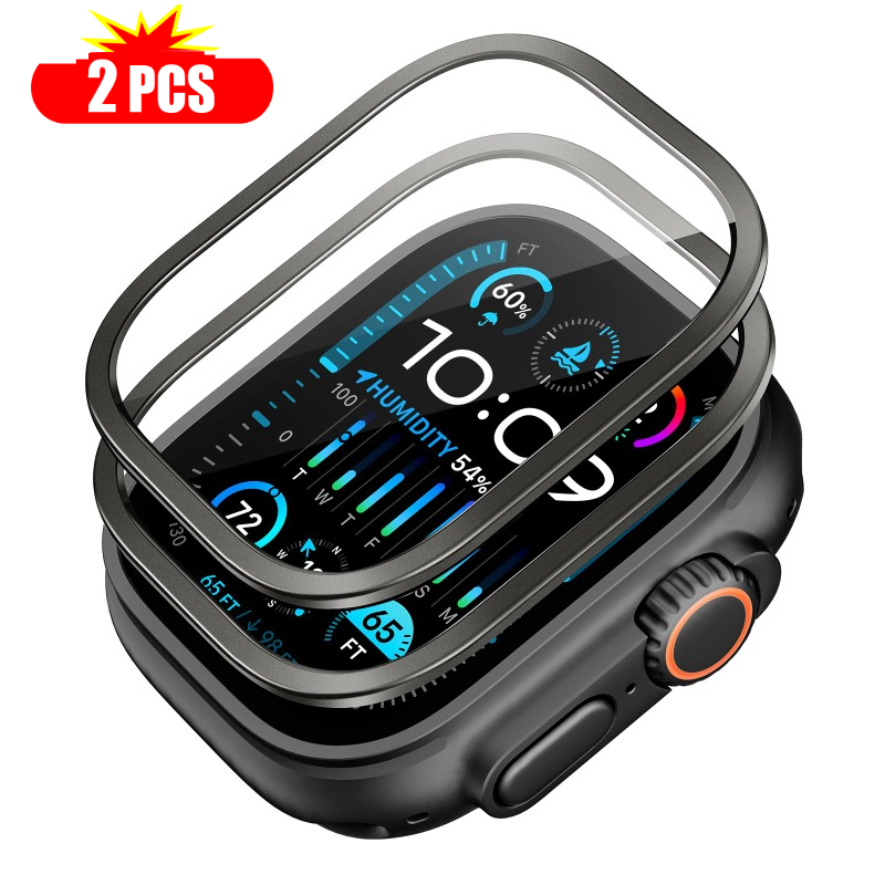 2 stuks Gehard Glas voor Apple - Smartwatch Watches For Mens recensie en prijs
