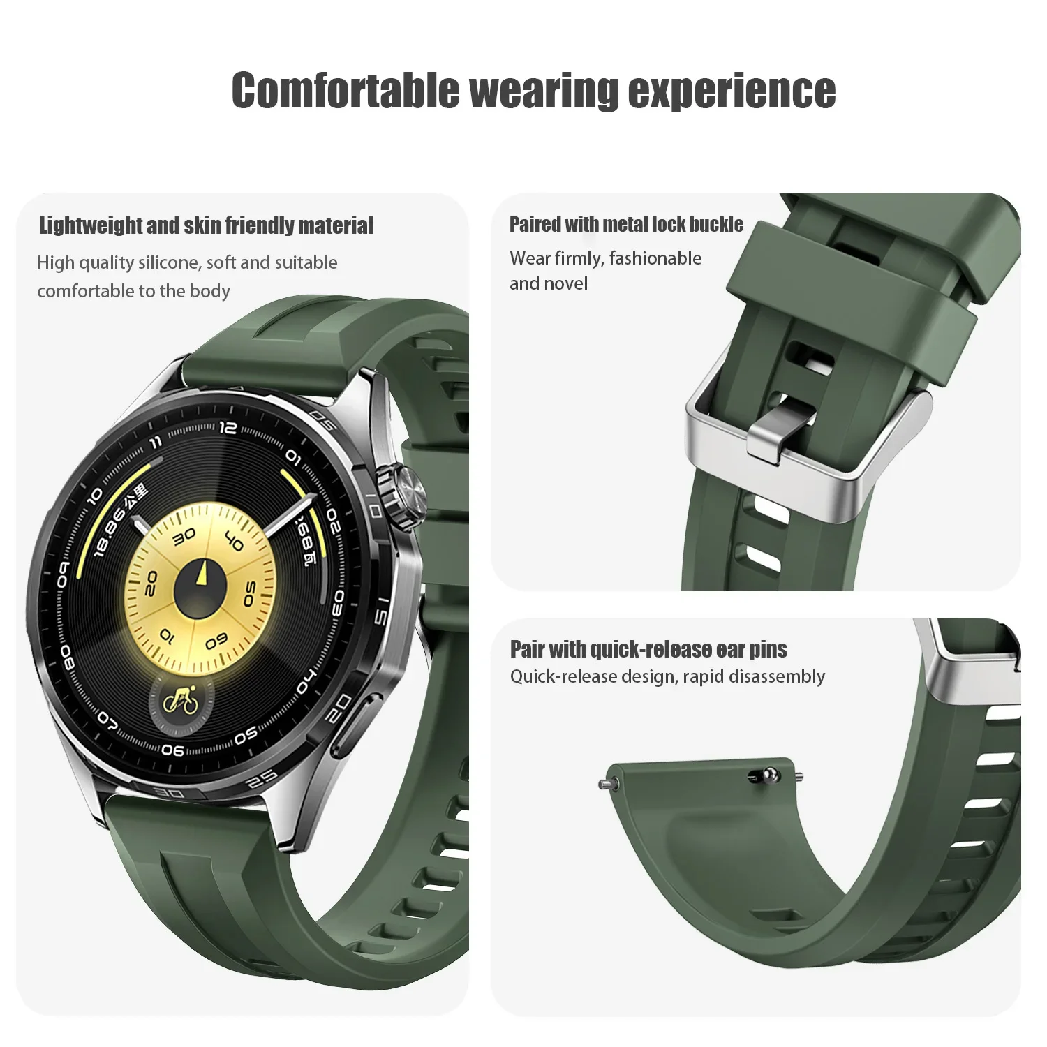 Sport Rubber Horlogeband 22mm  - Titan Watches Smartwatch recensie en prijs