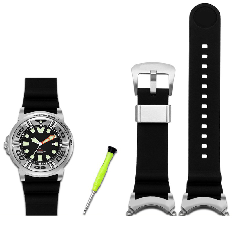 Gemodificeerde Horlogeband Voo - Citizen Watch Promaster recensie en prijs