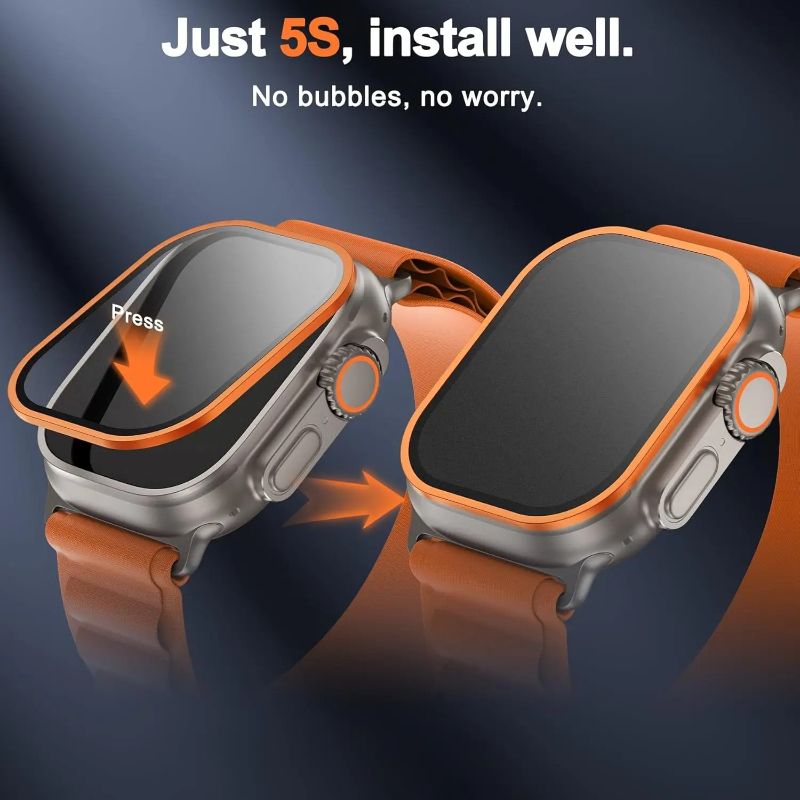 Gehard glas voor Apple Watch U - Smartwatch Watches For Mens recensie en prijs